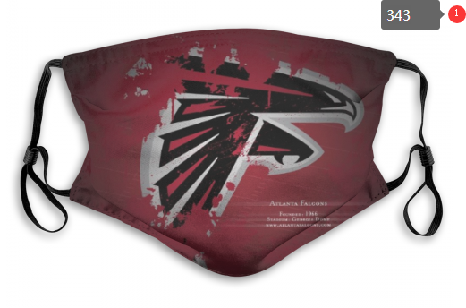 NFL Atlanta Falcons #5 Dust mask with filter->mlb dust mask->Sports Accessory